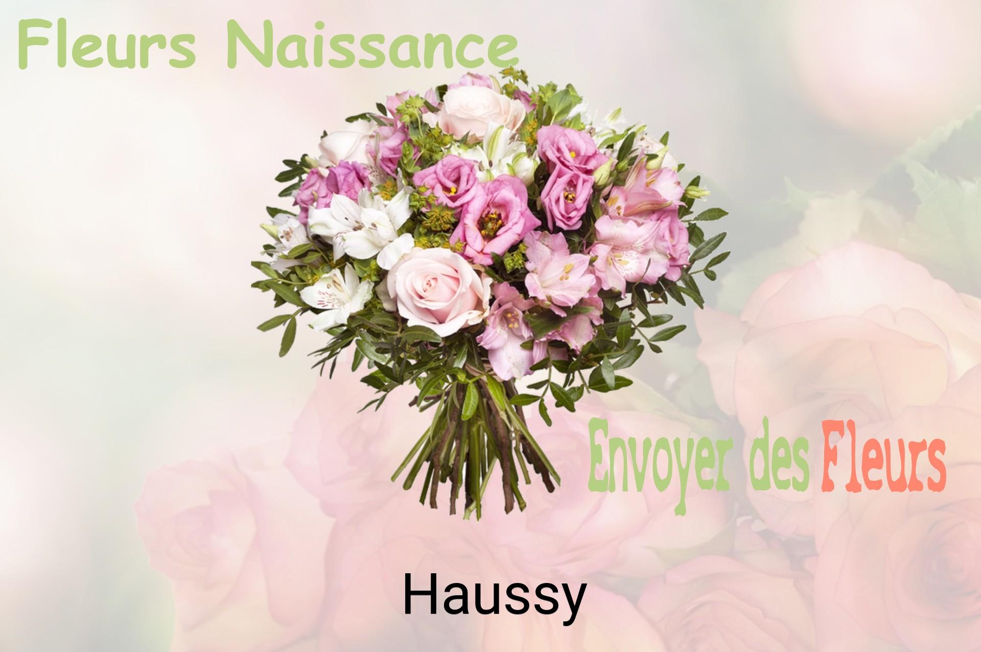 Bouquet de fleurs de naissance livré à Haussy